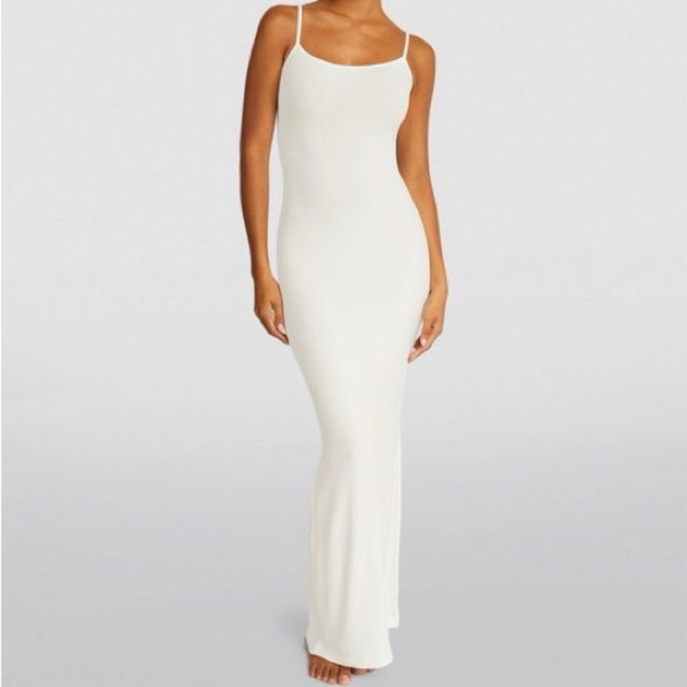 Skims Soft Lounge Long Slip Dress XXS